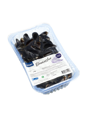 Blåmusslor forpakning