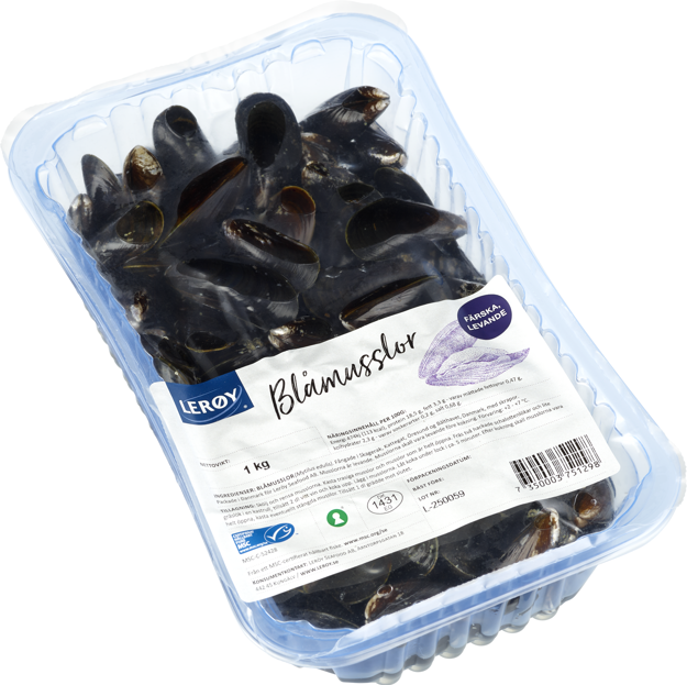 Leröy blåmusslor
