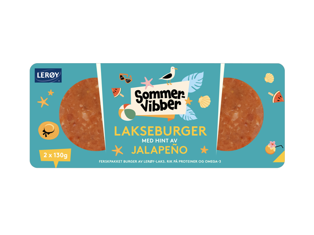 Lerøy burger med jalapeño 