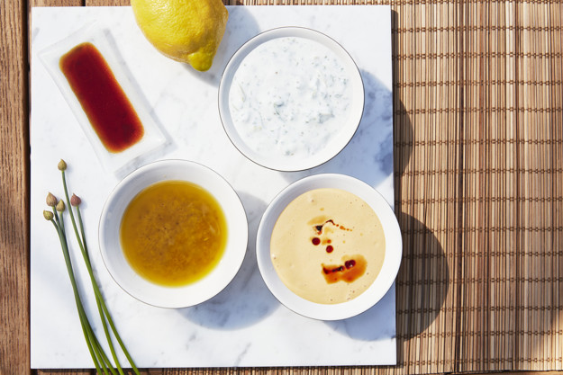 Dressinger og dip til sjømat