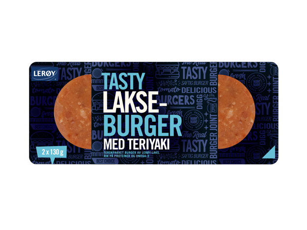 Lerøy lakseburger med teriyaki