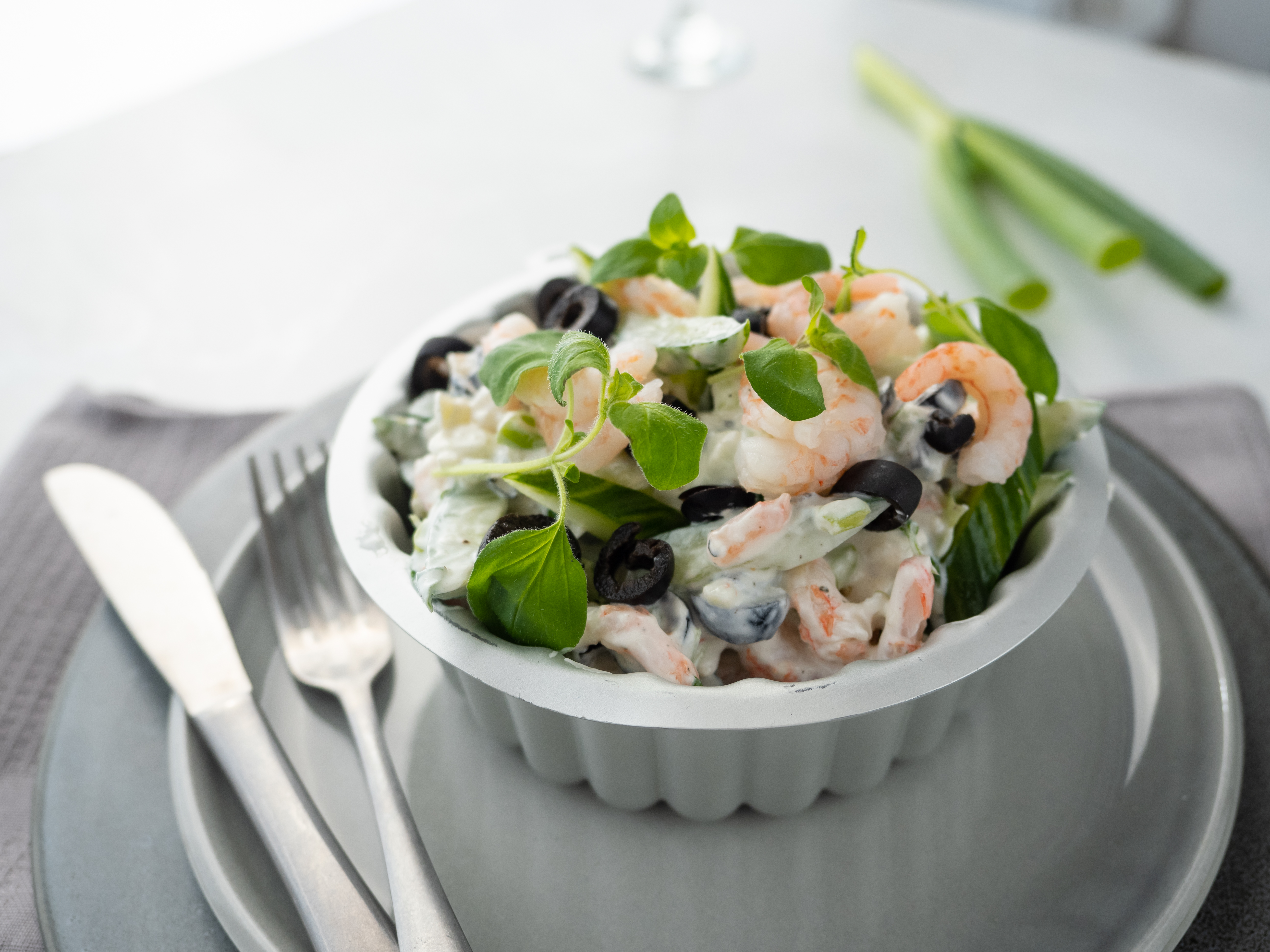 Rekesalat med oliven og oregano 